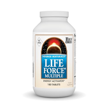 Source Naturals Life Force Multiple, No Iron, Enegry Activator* - 180 Tablets