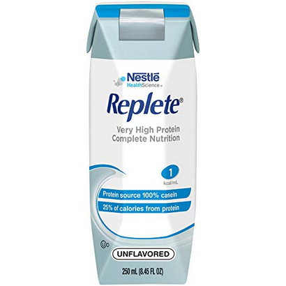 Replete Very High Protein Complete Nutrition, Unflavored, 8.45 Ounce (Pack of 24)