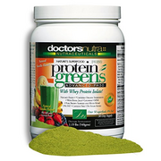 Doctors Nutra Nutraceuticals PH50 Whey Protein Greens Drink with Certified Organic Ingredients, 1.19 Pounds (540 Grams) 50 Superfoods with Digestive Enzymes, Natural Vanilla Flavor