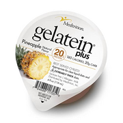 Medtrition GelaTein Plus Pineapple: 20 Grams of Protein. Ideal for Clear Liquid Diets, swallowing Difficulties, Dialysis and Oncology. Great pre or Post-Workout Snack. (36 Pack) …