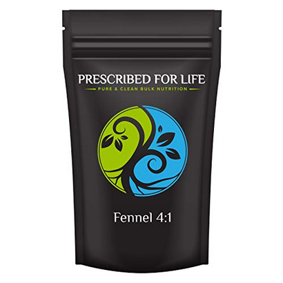 Prescribed For Life Fennel Seed 4:1 Extract Powder | Fennel Seed Supplement | Breast Milk Supply Supplement | Fennel Extract Powder | Gluten Free, Vegan, Non-GMO, 10 kg