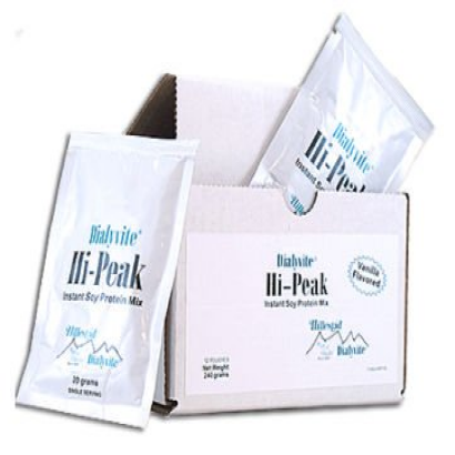 Dialyvite - Hi Peak Soy Protein Powder (12 Single Serve Packets)
