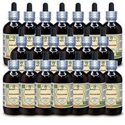 Mangosteen, (Garcinia Mangostana) Dried Juice Powder Liquid Extract (Brand Name: HerbalTerra, Proudly Made in USA) 20x4 oz