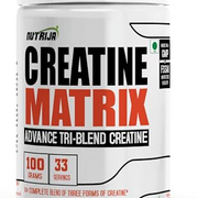 NutriJa CREATINE Matrix™ - Complete Blend of Creatine HCL, Creatine Nitrate & Magnesium Chelate - 100 Grams (Pineapple)