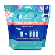 Liquid I V Liquid I.V. Hydration Multiplier, Electrolyte Powder, Easy Open Packets, Supplement Drink Mix (Guava 30 Count)
