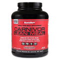 MuscleMeds CARNIVOR LEAN MEAL whole food meal replacement shake, MRE, beef protein isolate, white potato, sweet potato, 40g protein, 40 g carbs, lactose free, sugar free, Chocolate Fudge 20 servings
