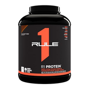 Rule 1 R1 Protein, Chocolate Fudge - 5 lbs Powder - 25g Whey Isolate & Hydrolysate + 6g BCAAs - 72 Servings