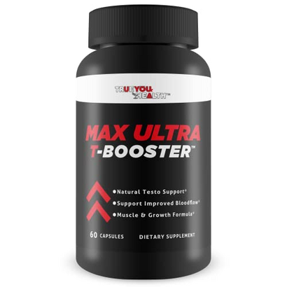 Max Ultra T-Booster - Natural Testo Support - Support Improved Blood Flow - Muscle Growth Formula - Muscle Building & Testosterone Support Formula for Recovery - Stamina - Endurance - & Growth