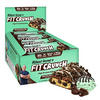 FITCRUNCH Full Size Protein Bars, Designed by Robert Irvine, 6-Layer Baked Bar, 7g of Sugar, Gluten Free & Soft Cake Core (Mint Chocolate Chip)
