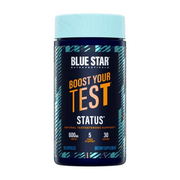 Blue Star Nutraceuticals Status - Testosterone Booster for Men - w/KSM 66 Ashwagandha - Invigorate Stamina, Muscle Growth & Energy | Natural Test Booster Support - 90 Veggie Capsules