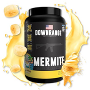 DownRange Supplements Mermite Whey Protein Powder, Post Workout Muscle Recovery and Energy Support, Drink Mix Supplement with 20g Whey Protein, 9g Amino Acid, 30 Serving (Banana Hammock)