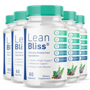 (5 Pack) Lean Bliss, Bliss Lean, Lean Bliss Reviews, Lean Bliss Advanced Support Formula Pills, Lean Bliss All Natural formula Supplement Capsules, Lean Bliss Pills, Lean Bliss Capsules (300 Capsules)