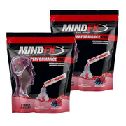 MINDFX Performance Blend - Energy Powder Drink Mix for Clean Energy, Focus, and Mental Clarity - Elevate Your Performance (Mixed Berry Pro, 2)