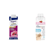 Nepro Nutrition Shake for People on Dialysis, with 19 Grams of Protein, 420 Calories, Mixed Berry, 8 Fl Oz (Pack of 24) & NOVASOURCE (2.0 kcal/mL) RENAL Strawberry Formula for Patients on Dialysis