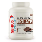 Genius Pharmacist 100% WHEY Isolate Chocolate - 2 lb (909 Grams) - 28 Servings