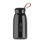 Outdoor portable water bottle for boys and girls (black)