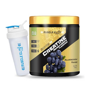 Creatine Monohydrate Powder | Supplement for Lean Muscle Growth New Generation Gym Supplement for Men & Women [50 Servings, Blueberry] with Shaker