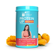 DADU ProteinUp Women with Soy, Whey Protein, Collagen, Vitamin C, E & Biotin, for Strength and Beauty, Mango (400 g / 0.88 lb)