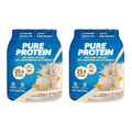 Pure Protein 100% Whey Protein Powder Vanilla, 25g Protein and 2g Sugar/Scoop, 907g/2 lbs (Pack of 2) Shipped from Canada
