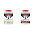 Muscle Milk Protein Powder Bundle - Vanilla Creme 5 Pound 32g Protein 32 Servings & Chocolate 4.94 Pound 32g Protein 32 Servings