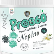 JEVR Nephro LP - Non-Dialysis Care Nutritional Protein Drink (Vanilla Flavour) No Added Sugar, Special Dietary Supplement for Kidney/Renal Health, 400 Gm