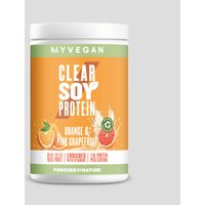 Clear Soy Protein Powder - 20servings - Orange and Pink Grapefruit