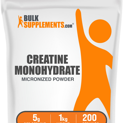 Creatine Monohydrate (Micronized) Powder 1 Kilogram (2.2 lbs)