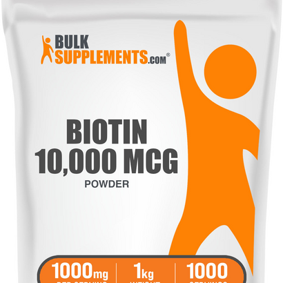 Biotin 10000mcg Powder 1 Kilogram (2.2 lbs)