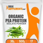 Organic Pea Protein Isolate Powder 500 Grams (1.1 lbs)
