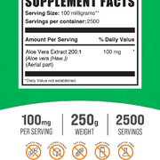 Aloe Vera Extract Powder 250 Grams (8.8 oz)