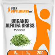 Organic Alfalfa Grass Powder 1 Kilogram (2.2 lbs)