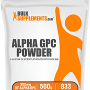 Alpha GPC (L-Alpha Glycerylphosphorylcholine) Powder 500 Grams (1.1 lbs)