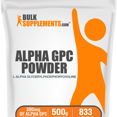 Alpha GPC (L-Alpha Glycerylphosphorylcholine) Powder 500 Grams (1.1 lbs)