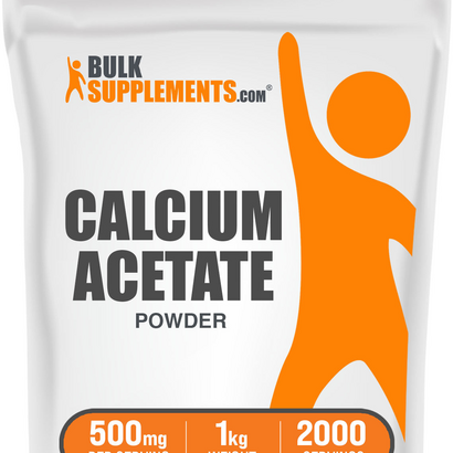 Calcium Acetate Powder 1 Kilogram (2.2 lbs)