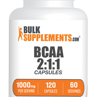 BCAA 2:1:1 (Branched Chain Amino Acids) Capsules 120 Capsules