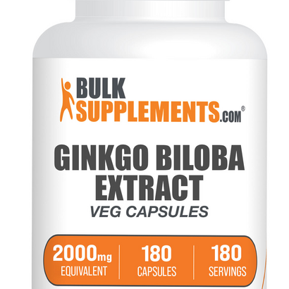 Ginkgo Biloba Extract Capsules 180 Capsules