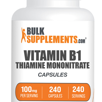 Thiamine Mononitrate (Vitamin B1) Capsules 240 Capsules