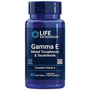 Life Extension, Gamma E, Mixed Tocopherols and Tocotrienols, 10mg, 60 Softgels, Laboratory-Tested, Gluten-Free, SOYA-Free, Non-GMO