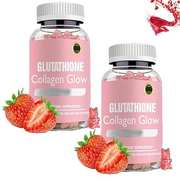 Glutathione Collagen Glow Gummies, Korean Collagen Gummies for Dark Spot, Glutathione Collagen Glow Gummies for Dark Spot, Collagen Gummies Skin Care (2 Pcs)