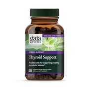Gaia Herbs Thyroid Support - Made with Ashwagandha, Kelp, Brown Seaweed, and Schisandra to Support Healthy Metabolic Balance and Overall Well-Being - 120 Vegan Liquid Phyto-Capsules (40-Day Supply)