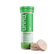 Nuun Vitamins: Electrolyte + Vitamins Drink Tablets, Tangerine Lime, 12 Count (Pack of 4)