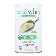 tera's Grass Fed Organic Whey Protein - Organic Plain Unsweetened 12 Ounce (340 Grams) Pwdr