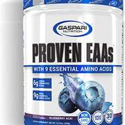 Gaspari Nutrition: Proven EAAs, Vegan Fermented EAAs, Enhances Recovery & Replenishes Electrolytes, Non-GMO (30 Servings, Blueberry Acai)