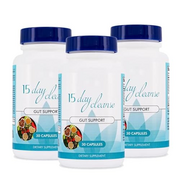 TAGXPBW 15 Day Gut Cleanse - Gut and Colon Support, 15 Days Gut Cleanse, 15 Days Cleanse (3 Bottles)