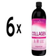 (2838 ml, 77,22 EUR/1L) 6 x (NeoCell Collagen Type 1&3 Liquid, Pomegranate - 47