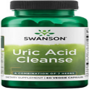 Swanson Uric Acid Cleanse, Mit Pflanzenextrakten, 60 Vegane Kapseln, Hochdosiert