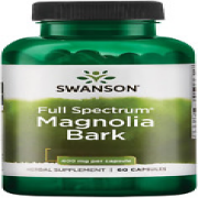 Swanson, Full Spectrum Magnolia Bark (Magnolienrinde), 400Mg, 60 Kapseln