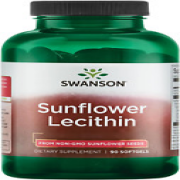Swanson, Sunflower Lecithin, 1200Mg, Sonnenblumenlecithin, 90 Weichkapseln