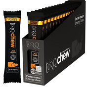Torq Energy Chew Bars - Mango - Fructose Energy Bar , High Carb , 31g of Carbohydrates , Energy Chews - Box of 15