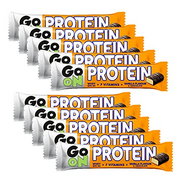 10x Sante Go on Proteinriegel je 50g | Vanille, Erdnuss, Cranberry, Cocoa choc | proteine bar Vitamine Thiamin Niacin Genuss Aktivriegel | Nahrungsergänzungsmittel (10er Pack) (Vanille / vanilla)